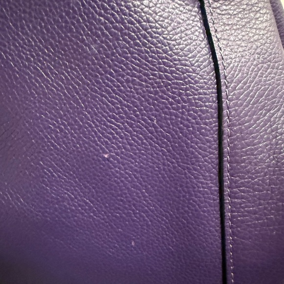 Coach Purple Leather Handbag - Picture 16 of 16